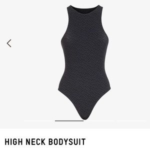 Fendi x Skims High Neck Bodysuit Black XS